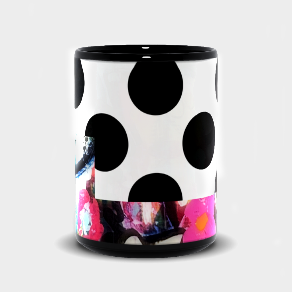 FREE WORLD| ABSTRACT ACCENT MUG