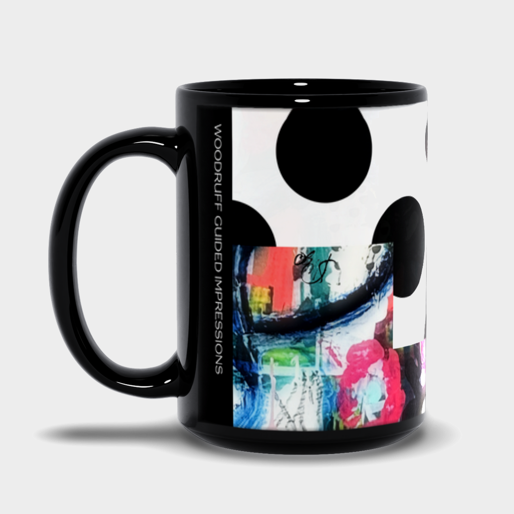 FREE WORLD| ABSTRACT ACCENT MUG